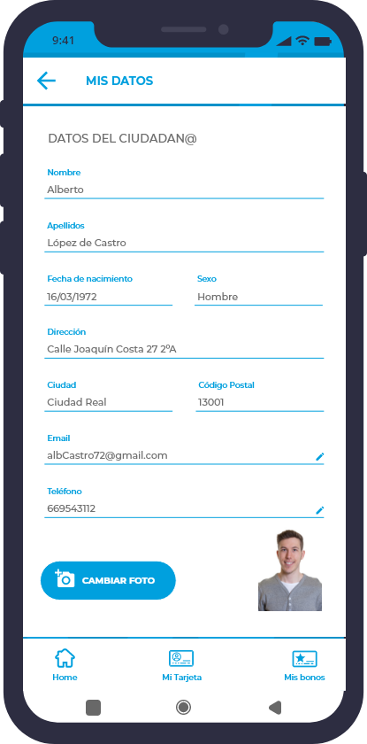 Tus datos personales disponibles desde la app de Tarjeta Ciudadana, de KeySmartCity