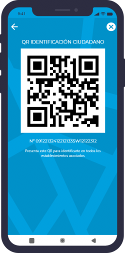 QR identificación ciudadano KeySmartCity